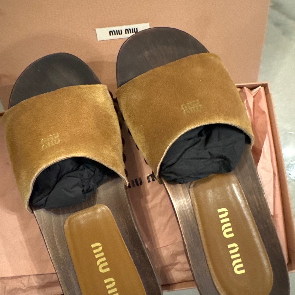 Miu Miu Calzature Donna clog sandals